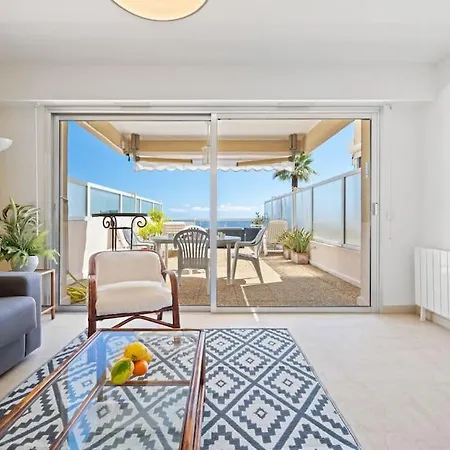 Le Neptune - Vue - Grande Terrasse - Parking Prive *