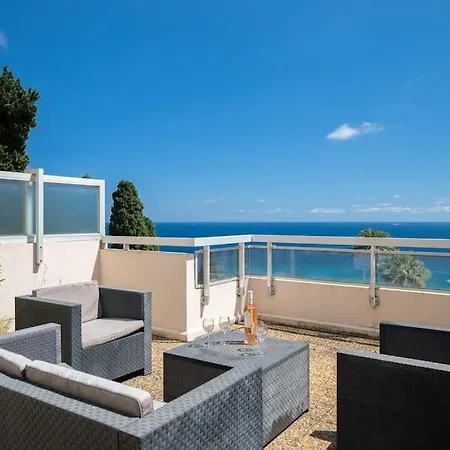 Le Neptune - Vue - Grande Terrasse - Parking Prive Апартаменты