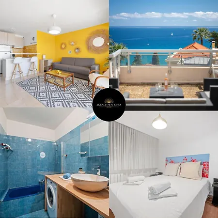 Le Neptune - Vue - Grande Terrasse - Parking Menton