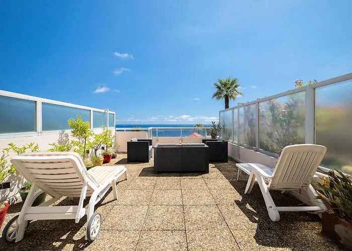 Le Neptune - Vue - Grande Terrasse - Parking Lejlighed Menton