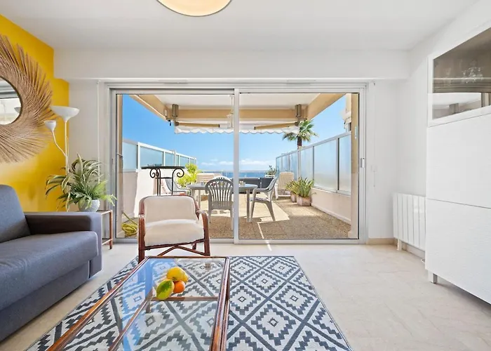 Le Neptune - Vue - Grande Terrasse - Parking * Menton