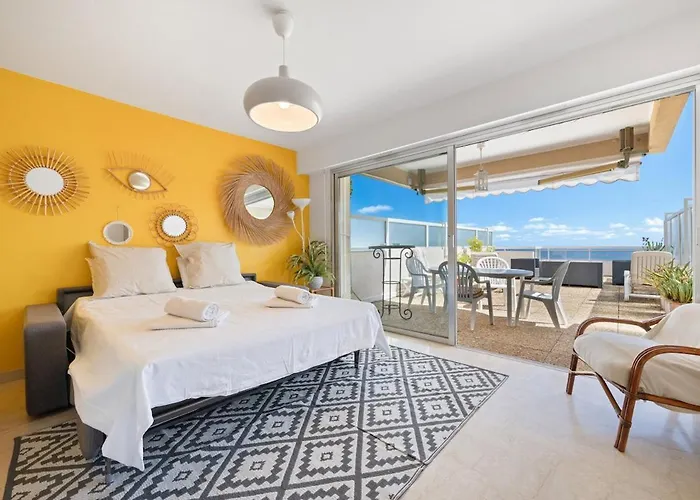 Le Neptune - Vue - Grande Terrasse - Parking Apartament