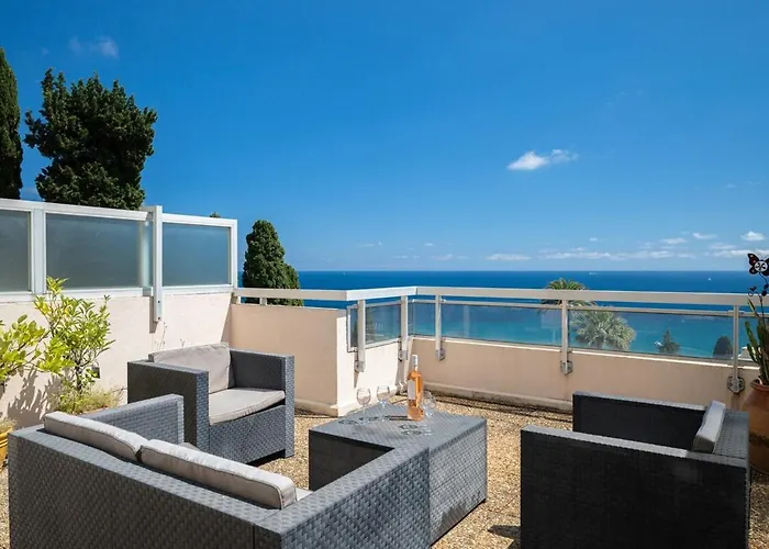 Apartamento Le Neptune - Vue - Grande Terrasse - Parking Menton